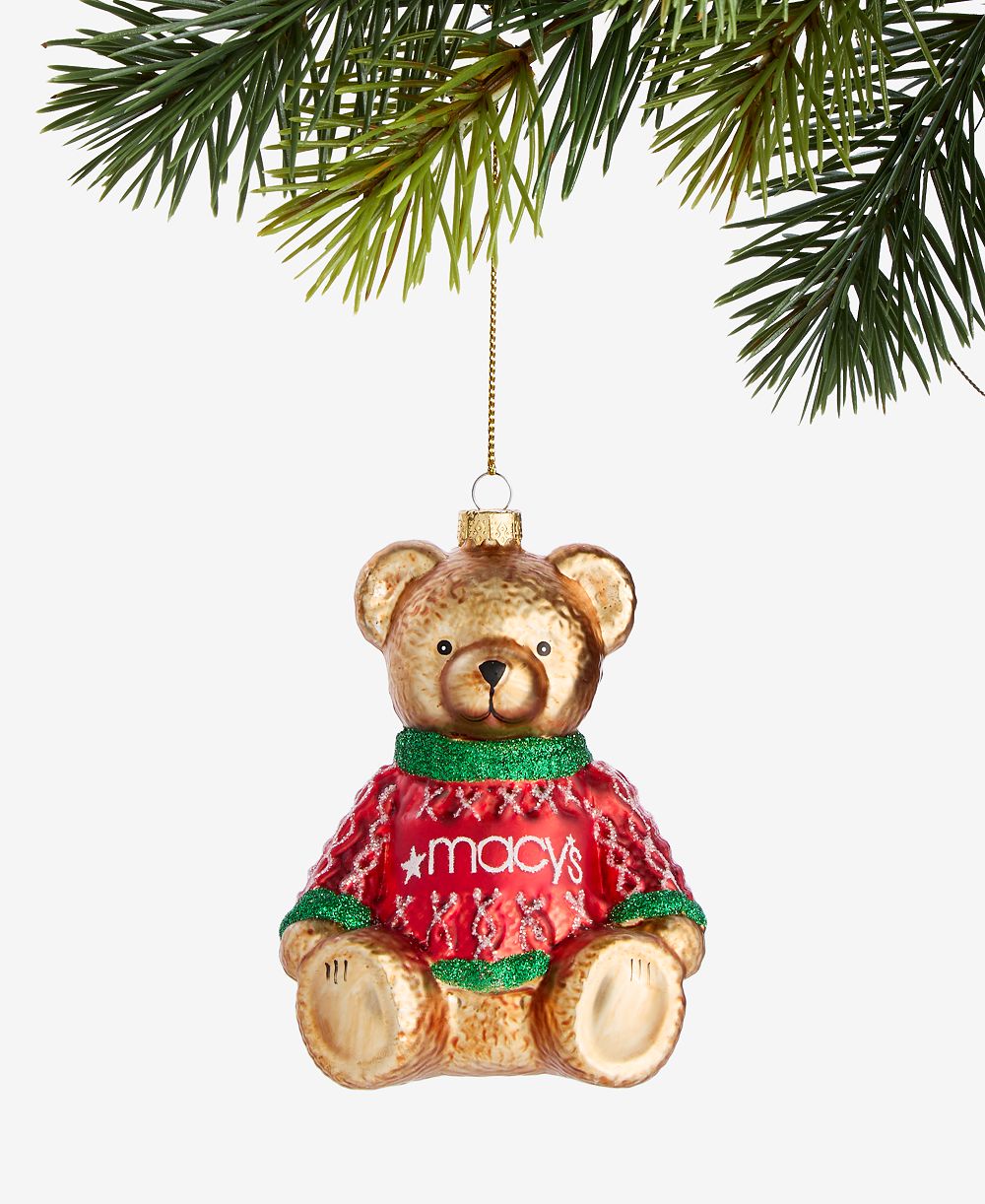 Стеклянное украшение Holiday Lane Bear