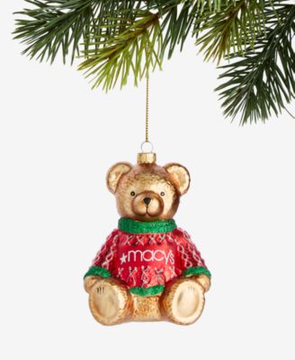 Стеклянное украшение Holiday Lane Bear