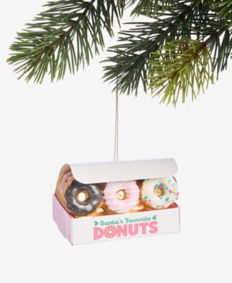 Елочная игрушка Holiday Lane Foodie & Spirits Donut Box, эксклюзив Macy's