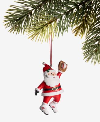 Украшение на елку Holiday Lane Sports & Hobbies Santa Play Baseball