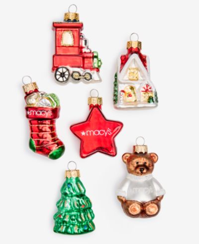 Набор стеклянных украшений Holiday Lane Heritage из 6 шт.