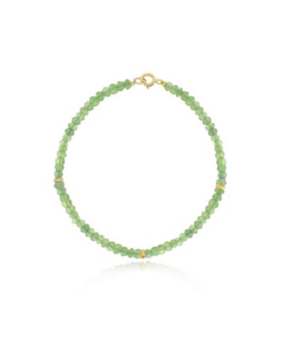 The Lovery Peridot Bead Bracelet