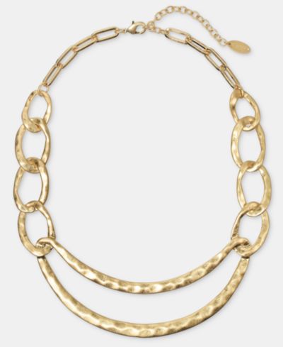 Ожерелье Style & Co Hammered Link, 16" + 3" extender