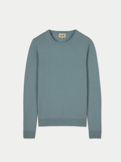 Gobi Cashmere Женский базовый кашемировый джемпер с круглым вырезом