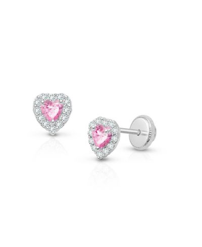 Серьги-гвоздики Tiny Blessings 14K Gold Blissful Heart