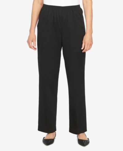 Брюки Alfred Dunner Petite Mid-Rise Casual