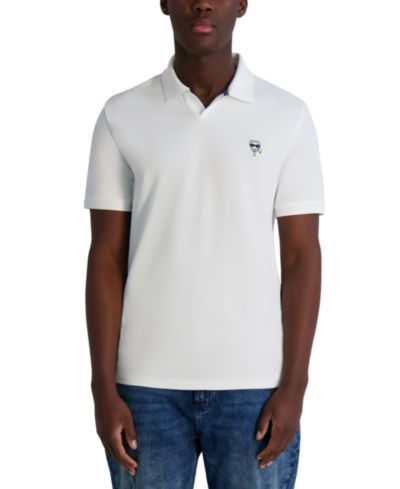 Мужское поло KARL LAGERFELD PARIS Short-Sleeve Karl Head Logo Pique