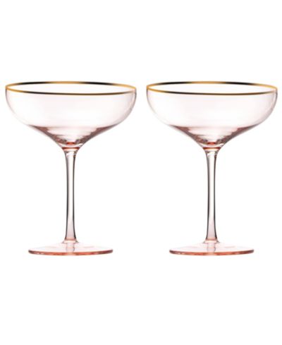 The Wine Savant бокалы Coupe, набор из 2 шт