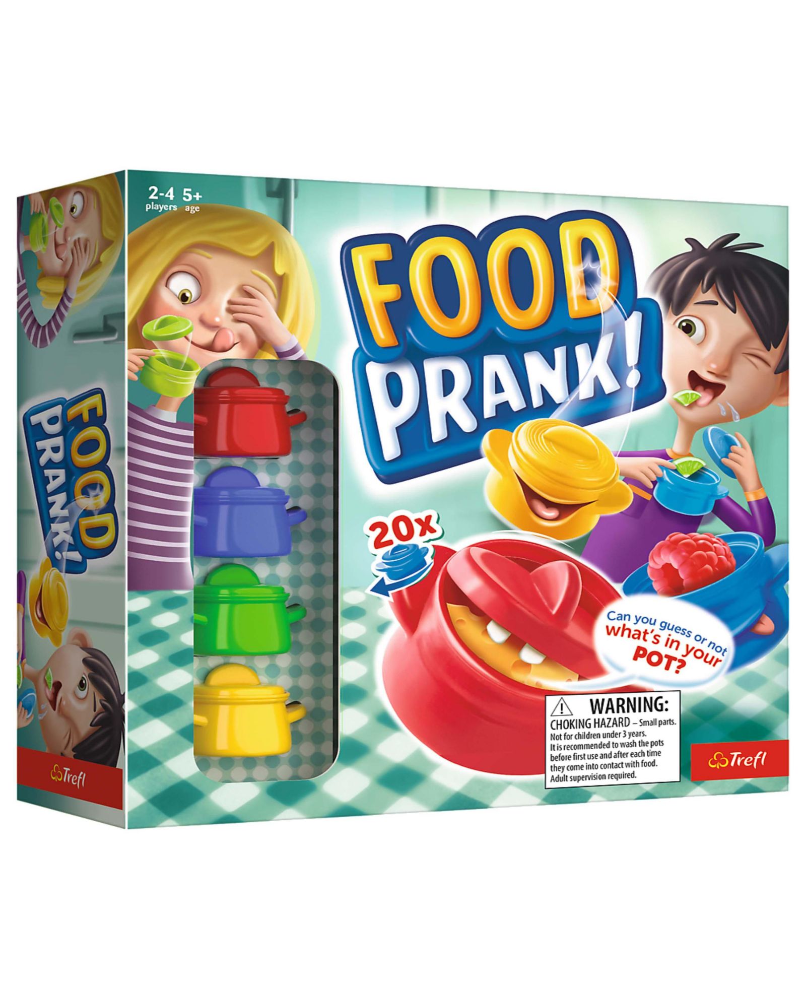 Trefl Food Prank Guessing Party Board Game, Ages 5+