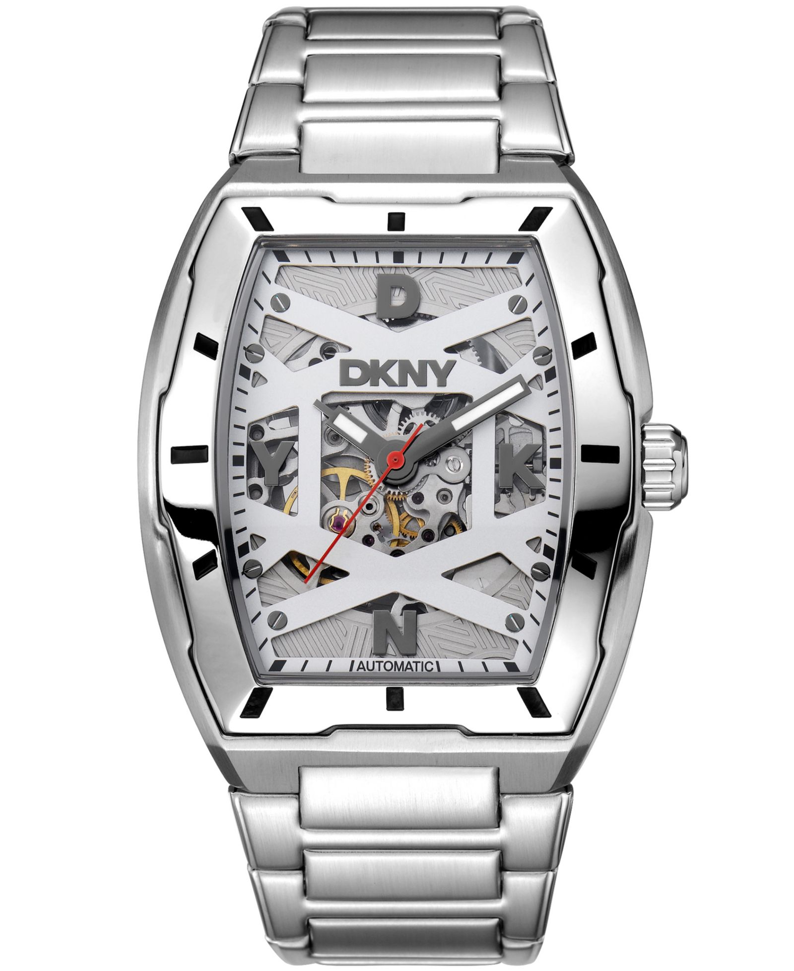 DKNY Men's Urban Automatic Stainless Steel Bracelet Watch, 51mm