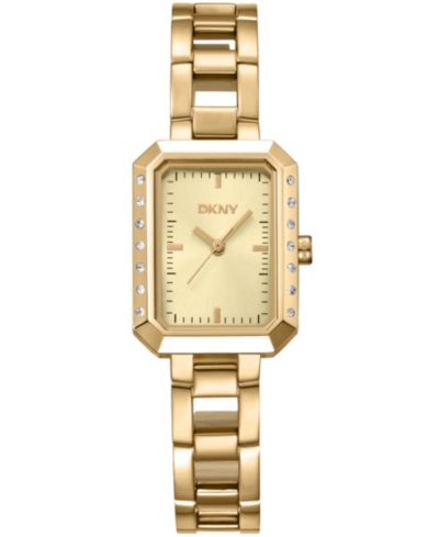 Женские наручные часы DKNY Uptown Glitz Gold-Tone Stainless Steel 36mm