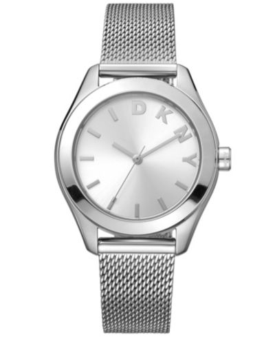 DKNY Women's Astoria Logo Stainless Steel Bracelet Watch, 34mm