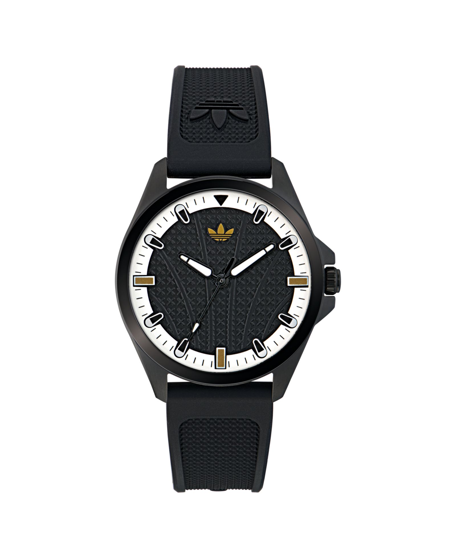 Часы adidas Unisex Analog Black Silicone, 40mm