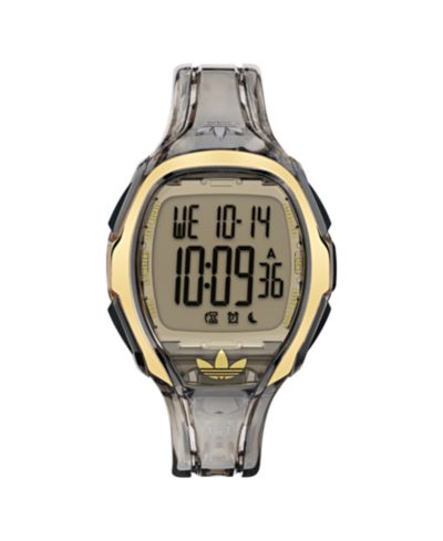 adidas Unisex Analog Black Resin Watch, 45mm