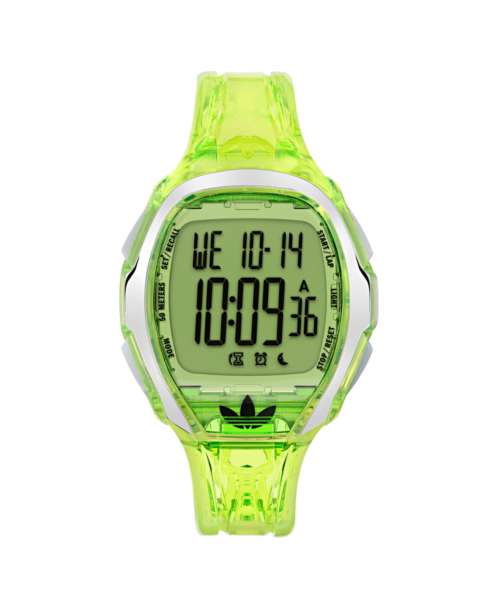 Часы adidas Unisex Analog Green Resin, 45mm
