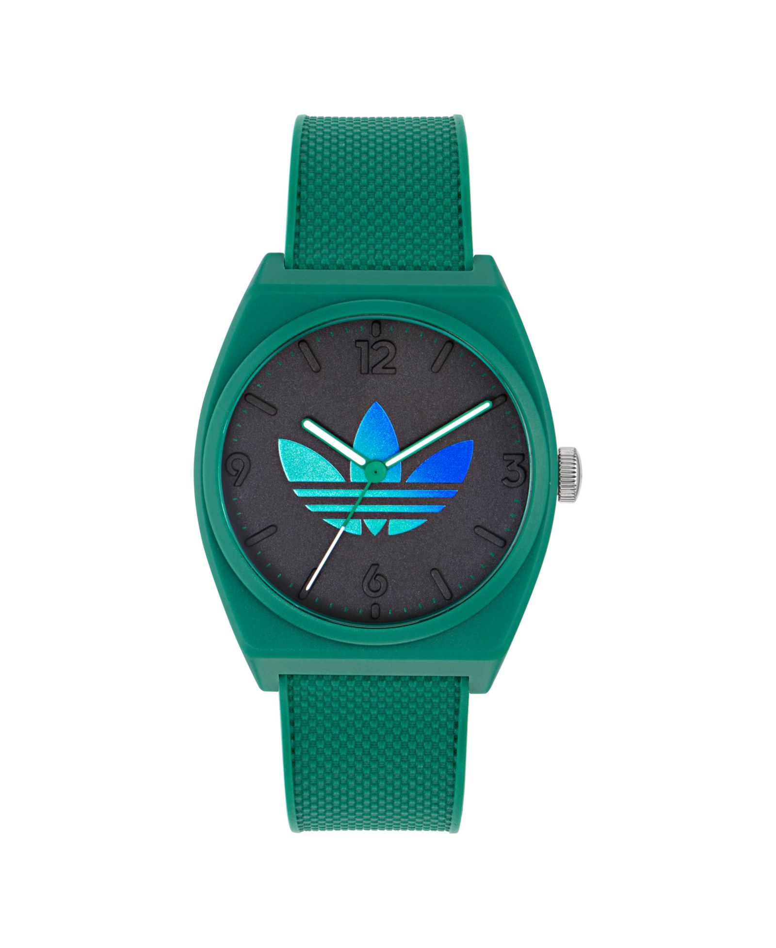 Унисекс часы adidas Analog Green Resin, 38mm