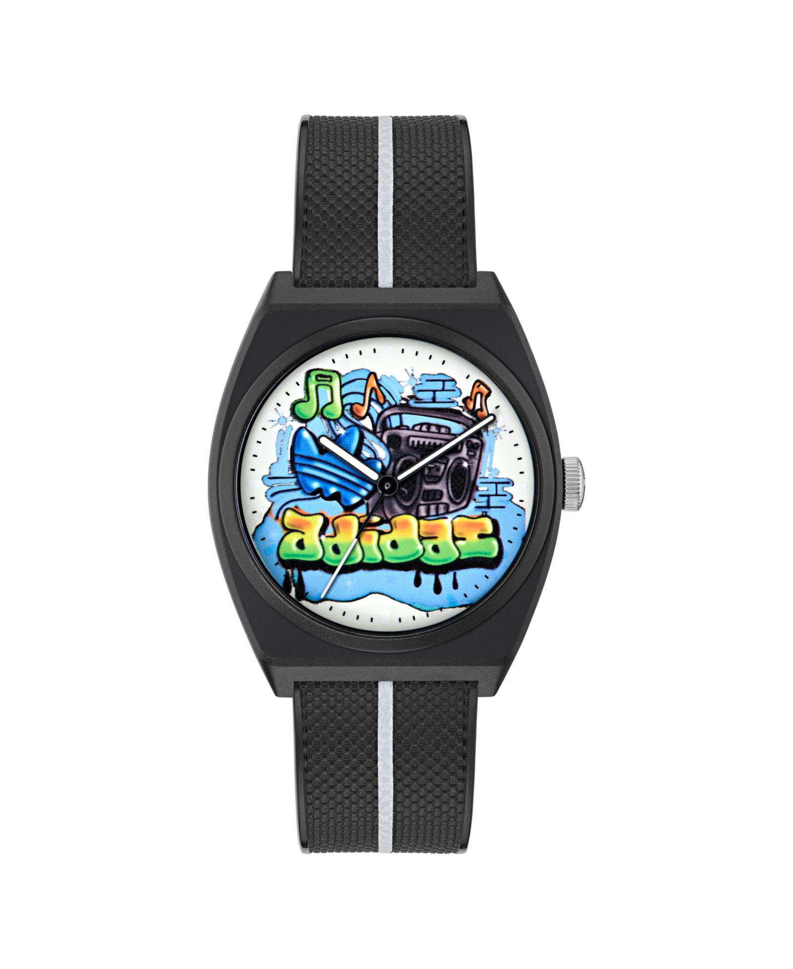 Унисекс аналоговые часы adidas, черная смола, 38mm