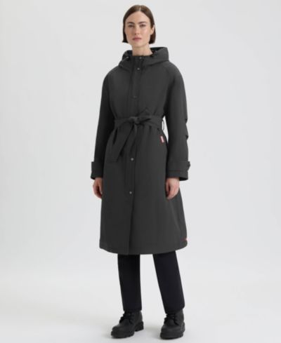 Тренч Hunter Women's Hooded Belt Trench Coat