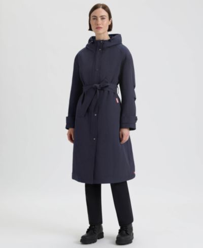 Тренч Hunter Women's Hooded Belt Trench Coat