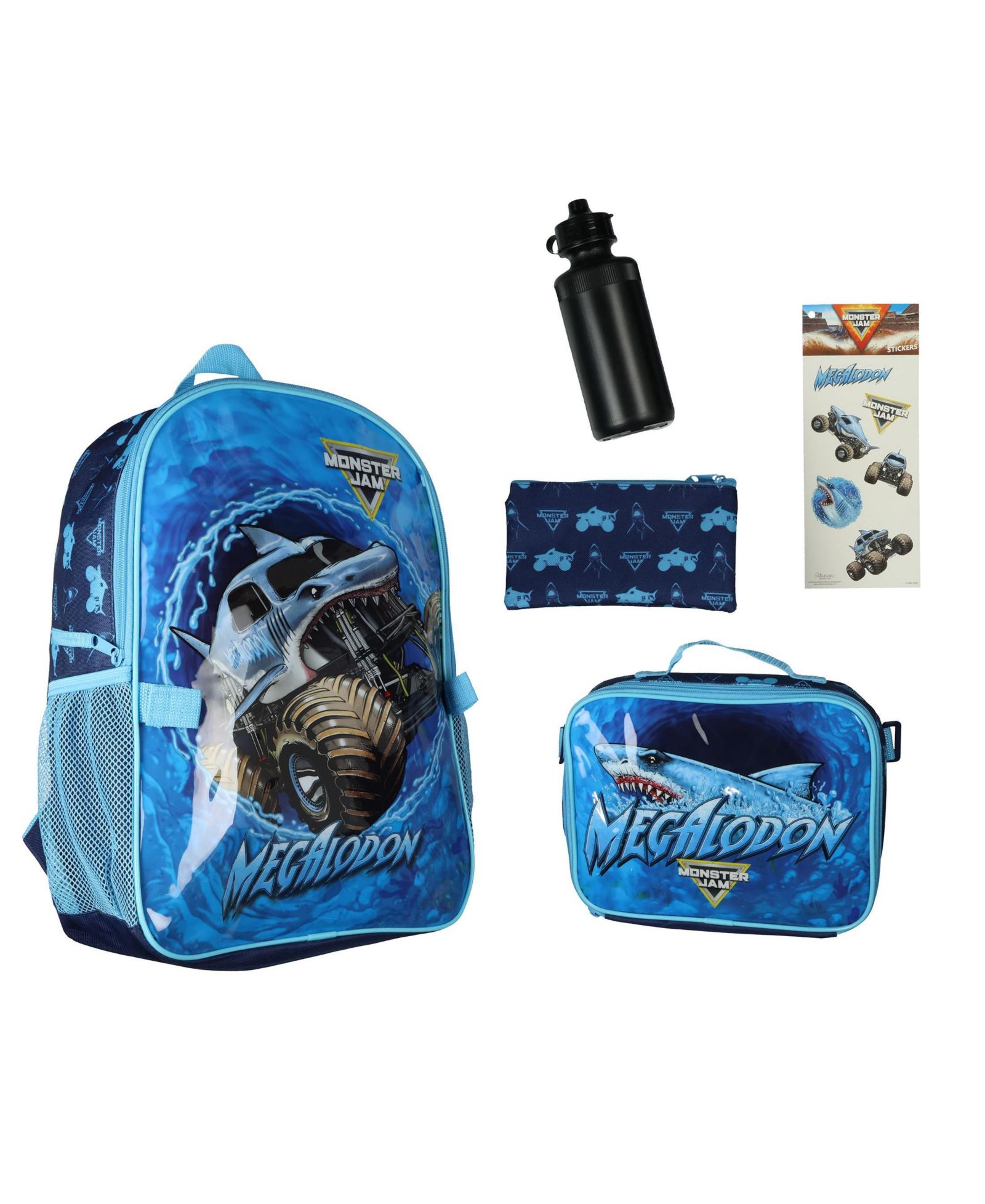 Monster Jam Набор рюкзак Mega Set с ланч-боксом Monster Jam Megalodon