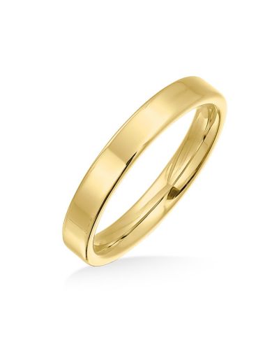 Bling Jewelry 3MM Flat Wedding Band Ring Comfort Fit Black Tone Titanium