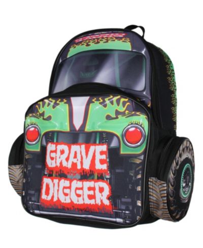 Рюкзак-сумка Monster Jam Grave Digger Truck Shaped, 16"
