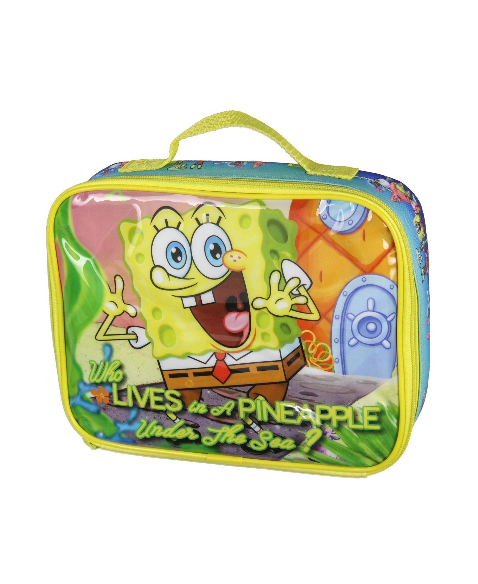 SpongeBob SquarePants  Nickelodeon  Bikini Bottom TV Show Series Lunch Box Tote