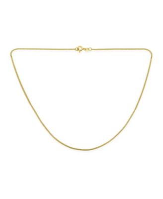 Bling Jewelry Simple Rose Gold Plated .925 Sterling Silver Curb Link Chain Necklace 24"