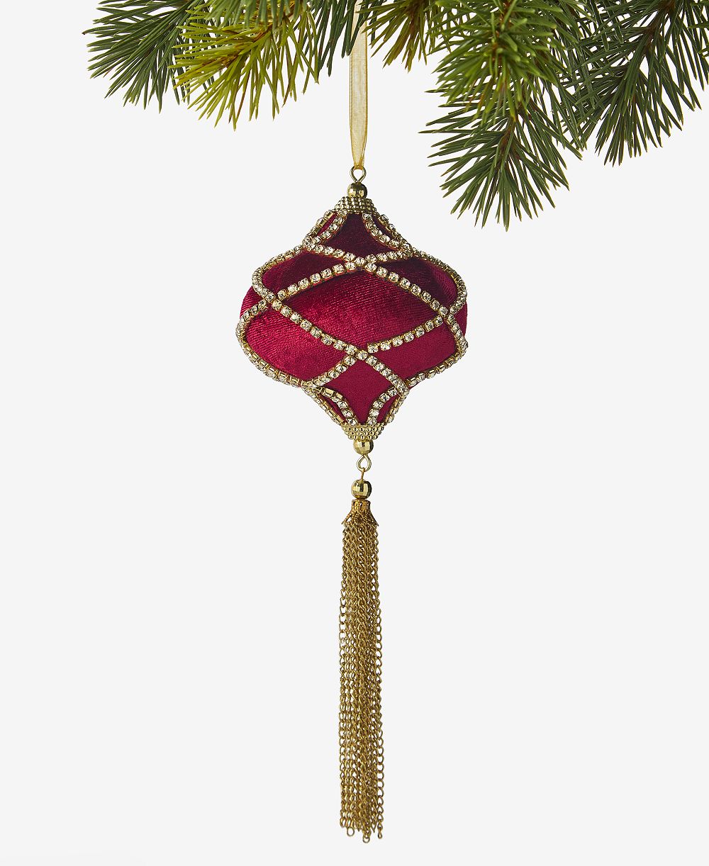 Holiday Lane Berry Tones Red Onion с украшением Tassel