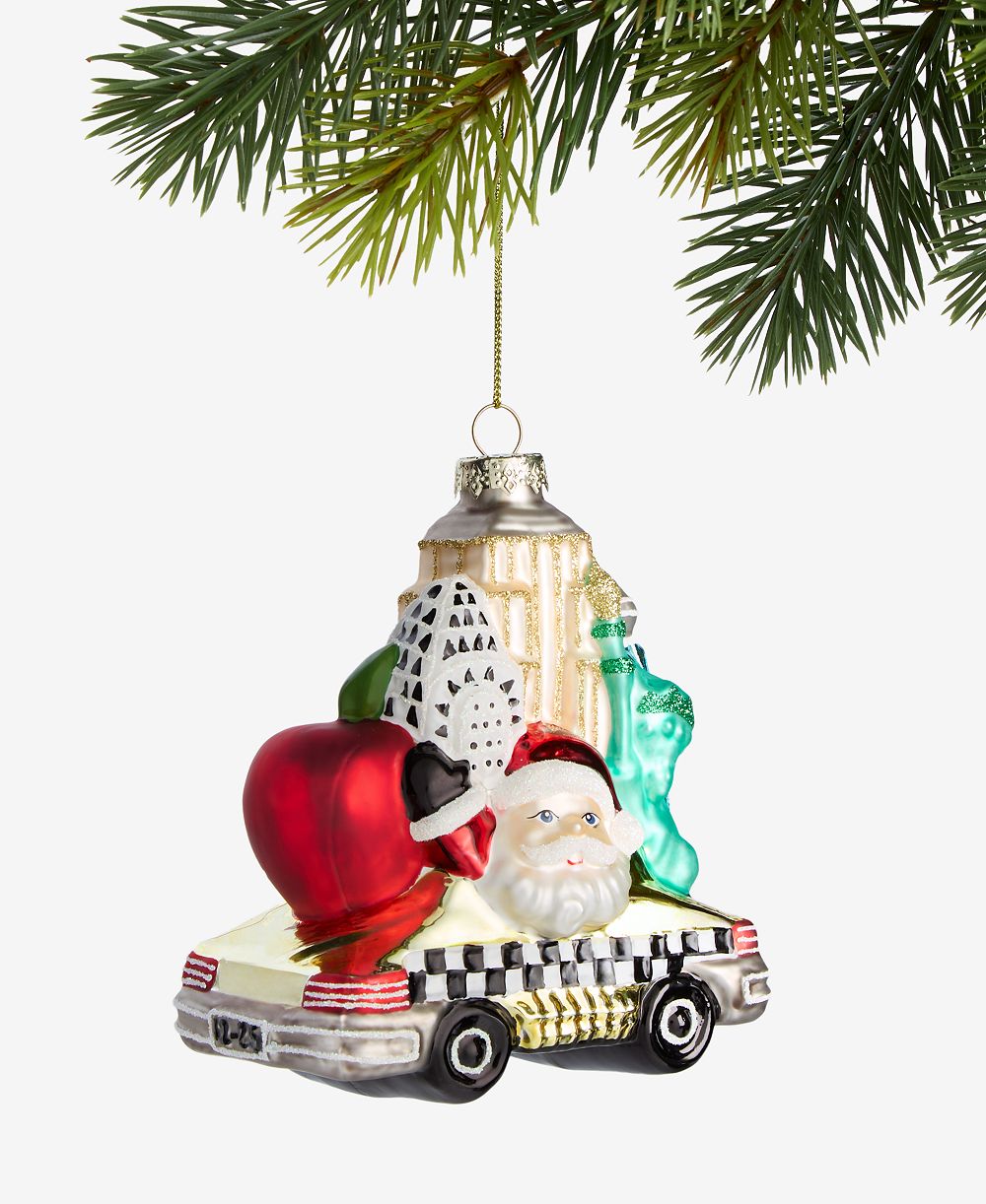 Holiday Lane New York City Icons Glass Ornament, Macy's Exclusive
