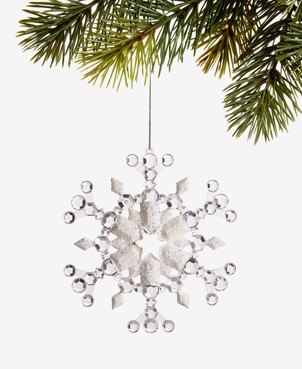 Украшение Holiday Lane Iced Delight Gem Snowflake
