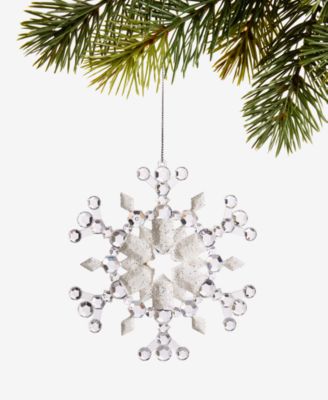 Украшение Holiday Lane Iced Delight Gem Snowflake