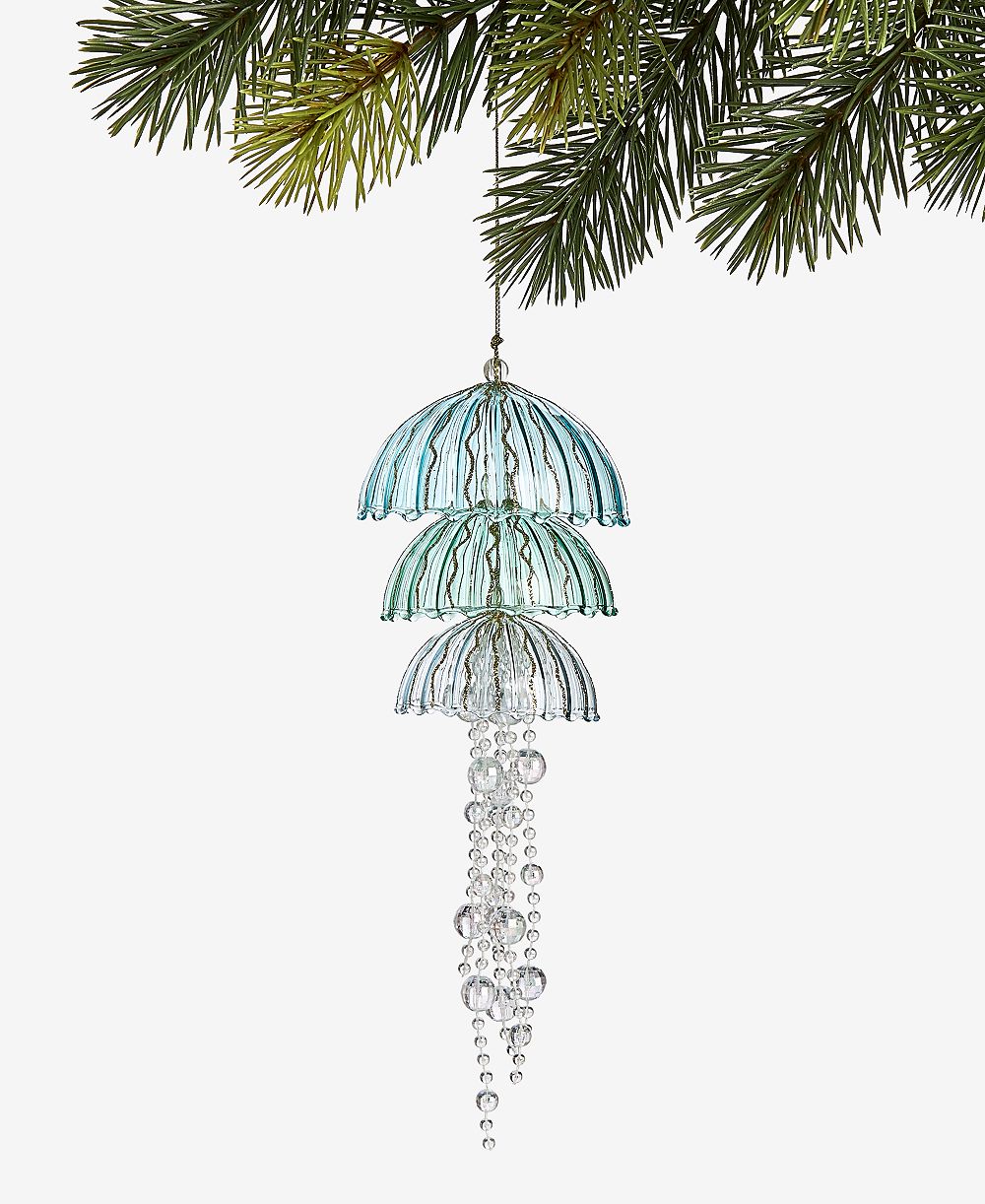 Украшение Holiday Lane Seaside Jellyfish Tiered Beaded