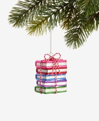 Стеклянное украшение Holiday Lane Eclectic Charm Book Stack