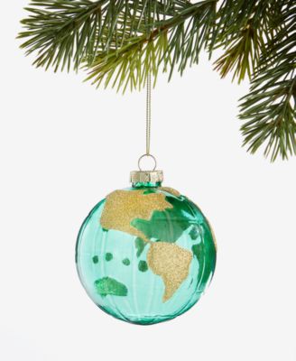 Holiday Lane украшение стеклянный шар World Traveler