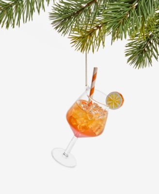 Украшение на елку Holiday Lane Foodie & Spirits Aperol Spritz