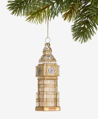 Holiday Lane World Traveler Big Ben с украшением 2026 года, эксклюзив Macy's