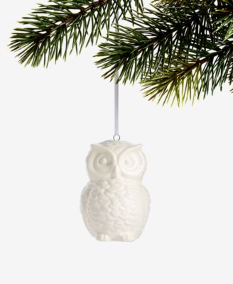 Holiday Lane Cozy Cabin Owl Ornament, Macy's Exclusive