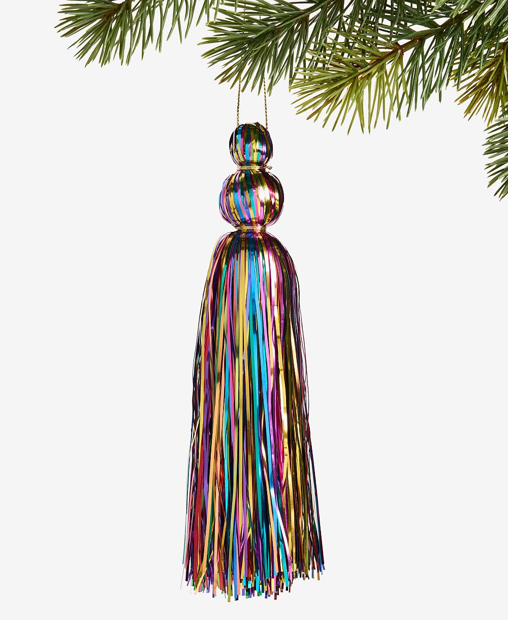Елочное украшение Holiday Lane Merry Magic Metallic Tassel