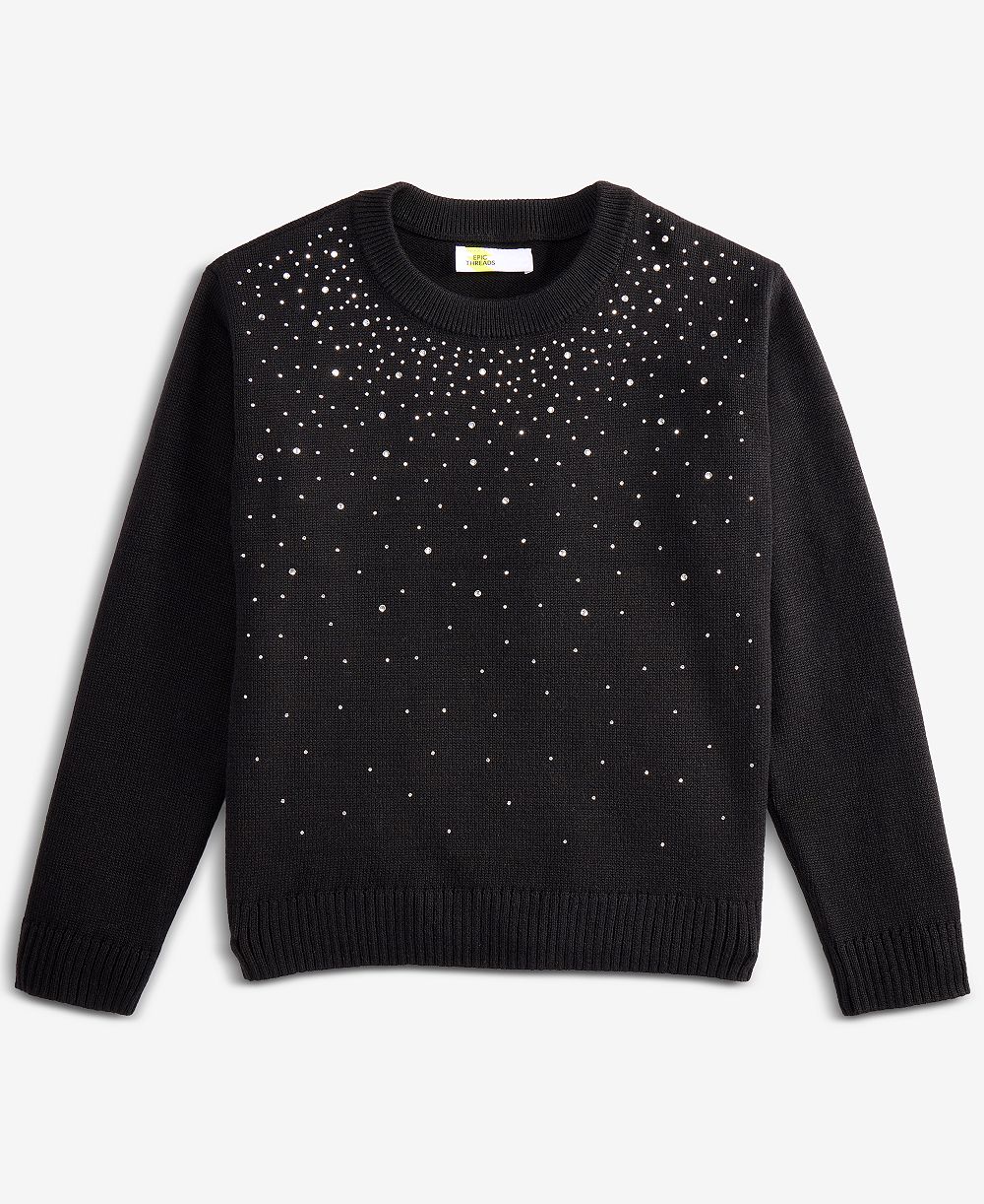 Детский джемпер Epic Threads Girls' 5-20 Embellished Long-Sleeve
