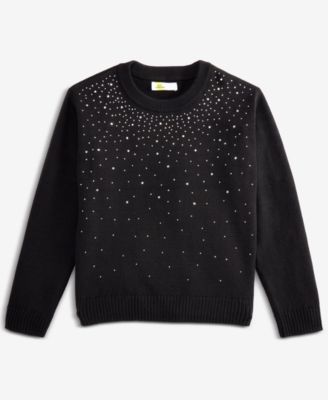 Epic Threads Girls' XS-XL Embellished Long-Sleeve Sweater, Macy's Exclusive