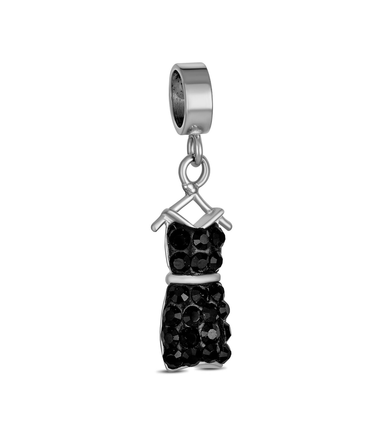 Подвеска-шарм Bling Jewelry из стерлингового серебра Little Black Dress