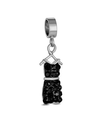 Подвеска-шарм Bling Jewelry из стерлингового серебра Little Black Dress