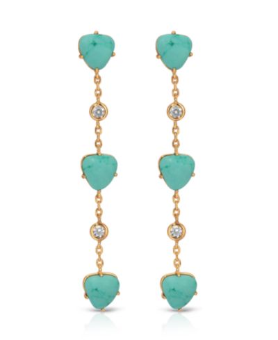 Серьги ETTIKA Turquoise Solstice Dangle