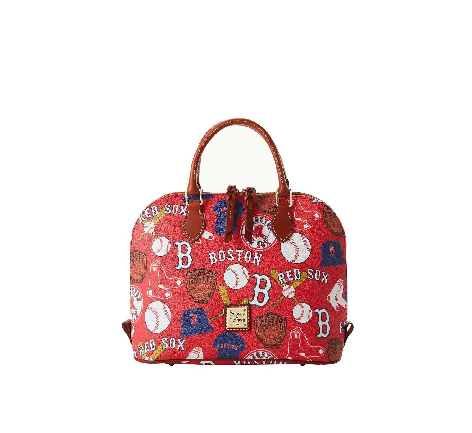 Dooney & Bourke Boston Red Sox Game Day Zip Satchel Bag