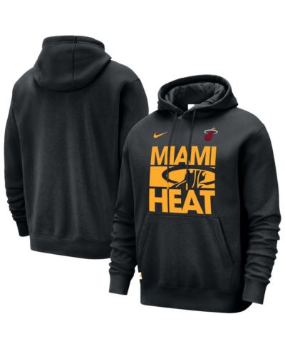 Nike Мужское худи Miami Heat Courtside Club, черное
