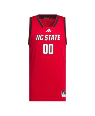 Мужская джерси adidas 00 Red NC State Wolfpack Replica Swingman