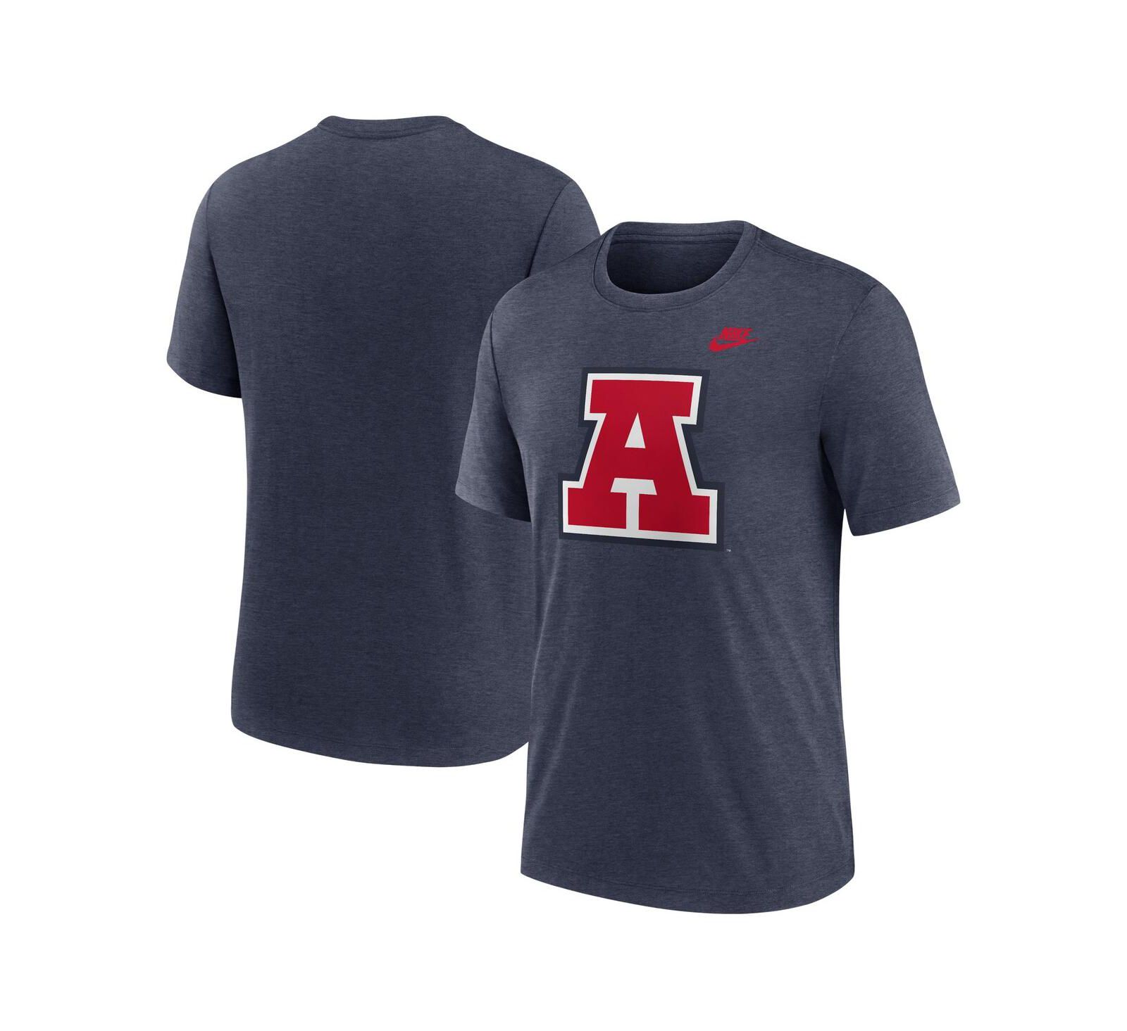 Nike Men's Heather Navy Arizona Wildcats Blitz Legacy Primary Tri-Blend T-Shirt