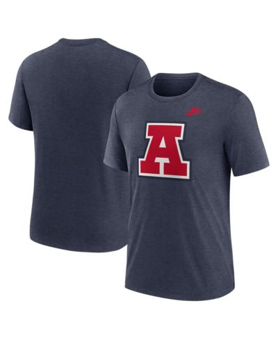 Мужская футболка Nike Heather Navy Arizona Wildcats Blitz Legacy Primary Tri-Blend