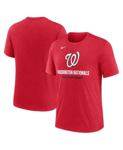 Мужская футболка Nike Washington Nationals Logo Tri-Blend